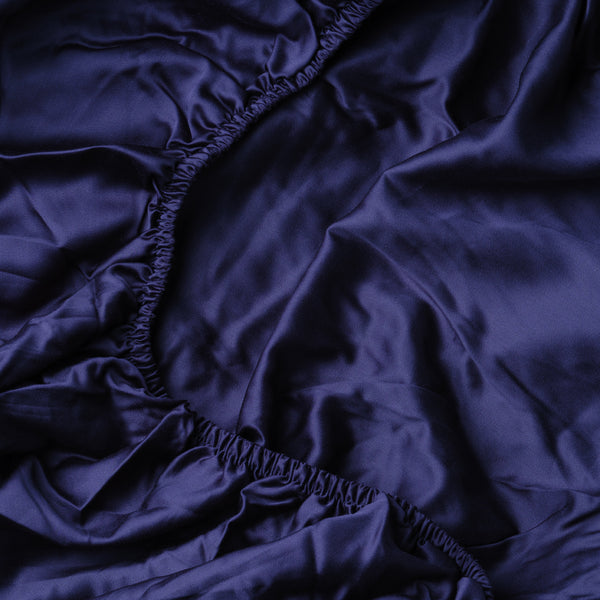 JUEGO DE CAMA "BRISA" AZUL MARINO