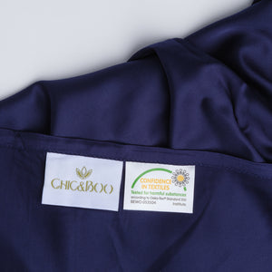 JUEGO DE CAMA "BRISA" AZUL MARINO