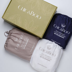 JUEGO DE CAMA "BRISA" GRIS PIEDRA