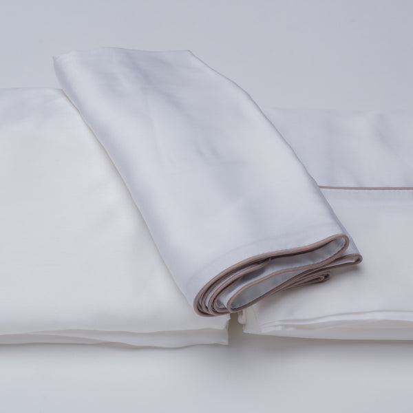 JUEGO DE CAMA "BRISA"  BLANCO NIEVE