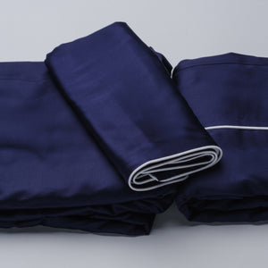 JUEGO DE CAMA "BRISA" AZUL MARINO