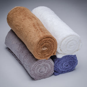 TOALLA DE BAÑO DE BAMBÚ ORGÁNICO AZUL MARINO