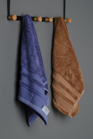 TOALLA DE MANO DE BAMBÚ ORGÁNICO MARRÓN