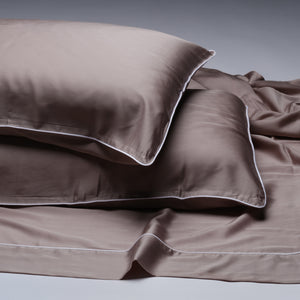 JUEGO DE CAMA "BRISA" GRIS PIEDRA