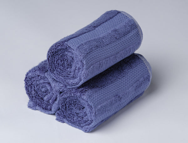 TOALLA DE MANO DE BAMBÚ ORGÁNICO AZUL MARINO