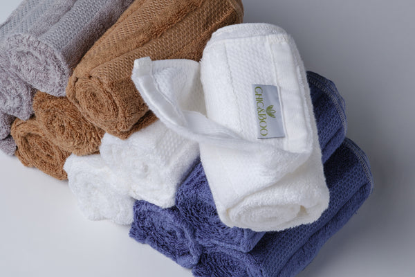 TOALLA DE MANO DE BAMBÚ ORGÁNICO MARRÓN