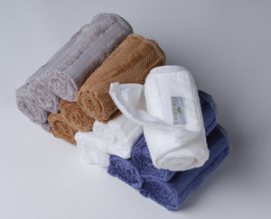 TOALLA DE MANO DE BAMBÚ ORGÁNICO GRIS OSCURO