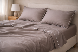 JUEGO DE CAMA BRISA · GRIS PIEDRA · Neutral sofisticado y sereno